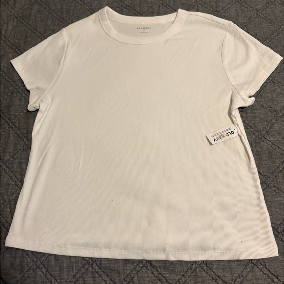 Old Navy white Ribbed T-Shirt - XL - Picture 4 of 4